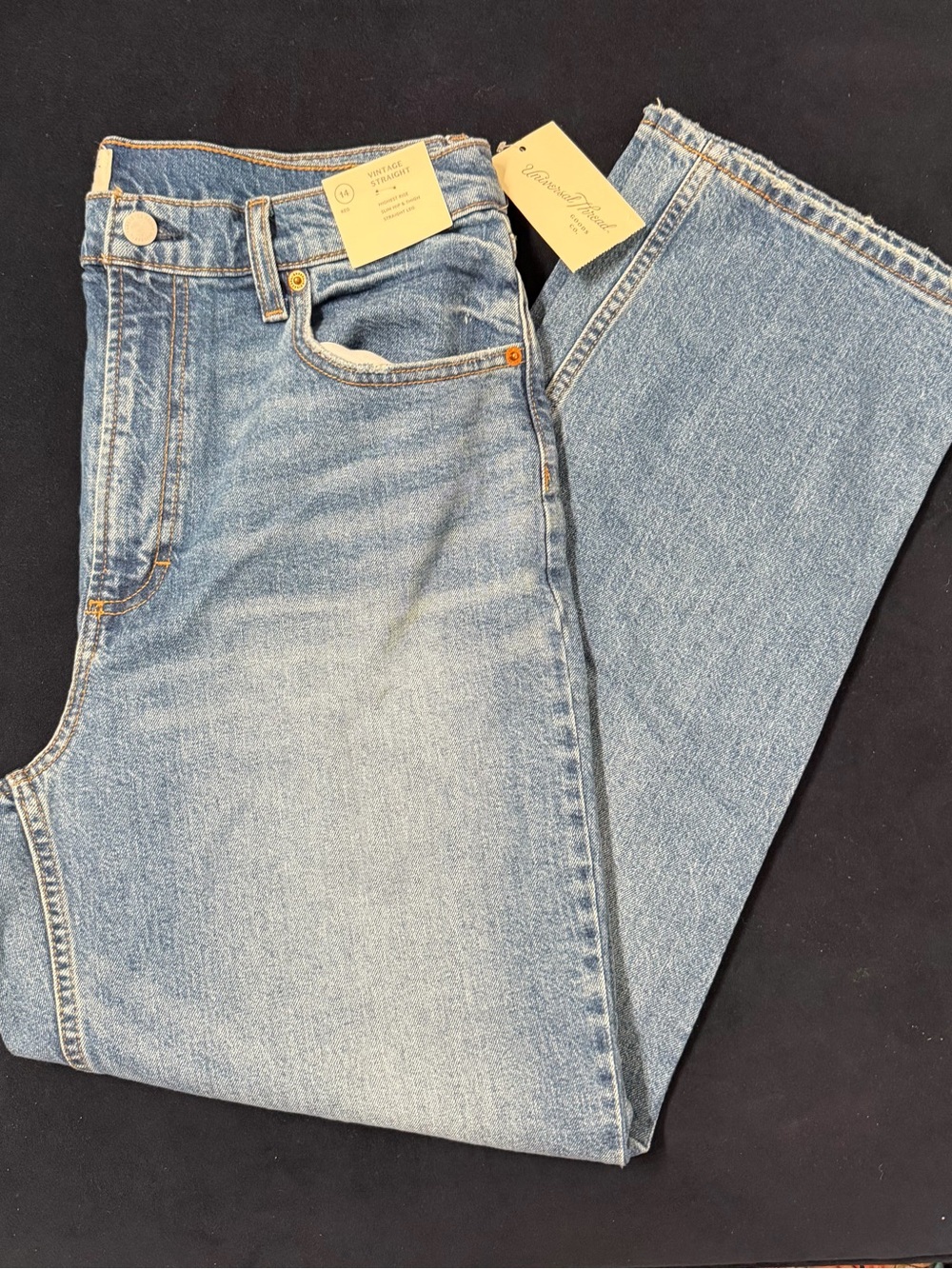 Universal Thread Light Blue Straight-Leg Men's Jeans